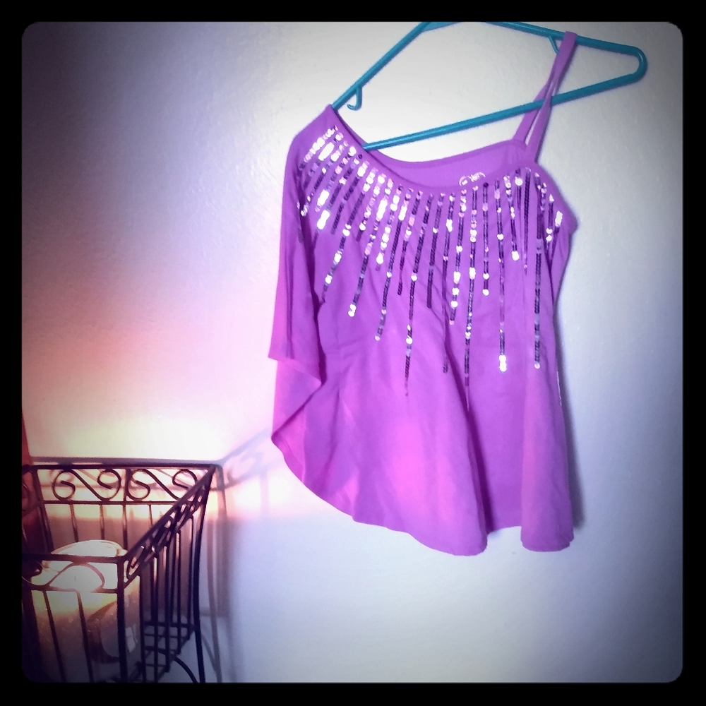 Sparkle glam tank